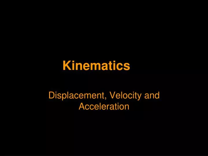 kinematics