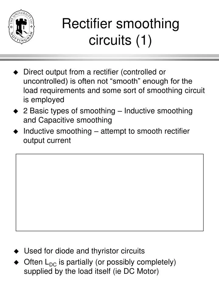 rectifier smoothing circuits 1