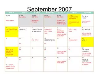 september 2007