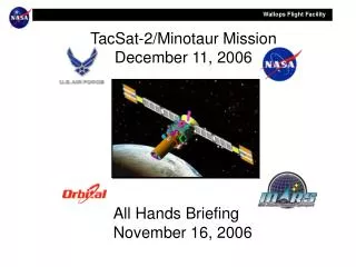 TacSat-2/Minotaur Mission December 11, 2006