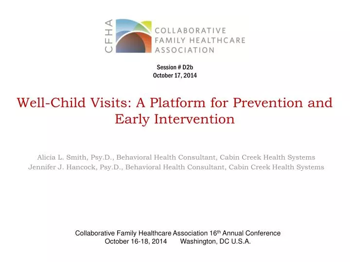well child visits a platform for prevention and early intervention