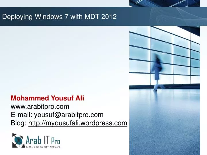 deploying windows 7 with mdt 2012