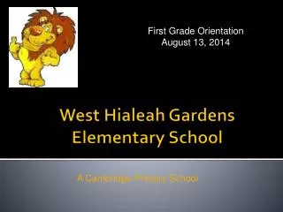 West Hialeah Gardens Elementary School