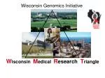 Wisconsin Genomics Initiative - slide 1