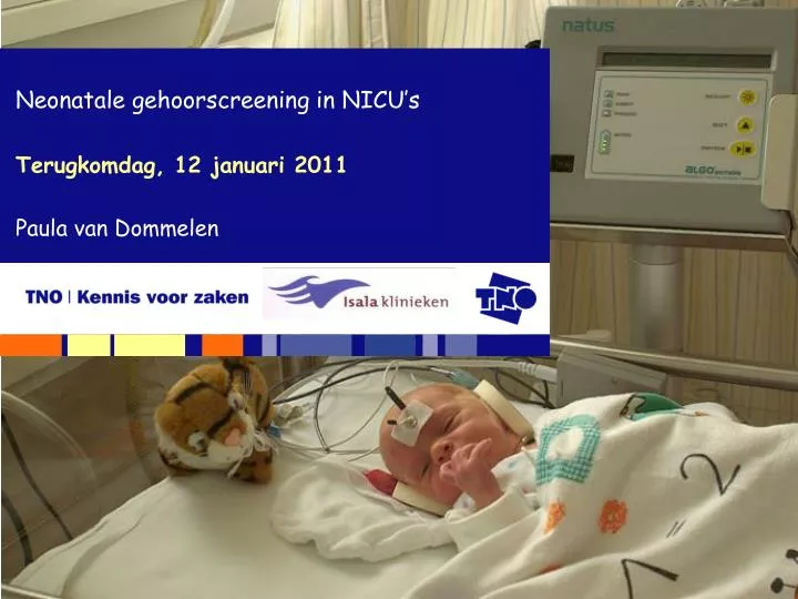 neonatale gehoorscreening in nicu s