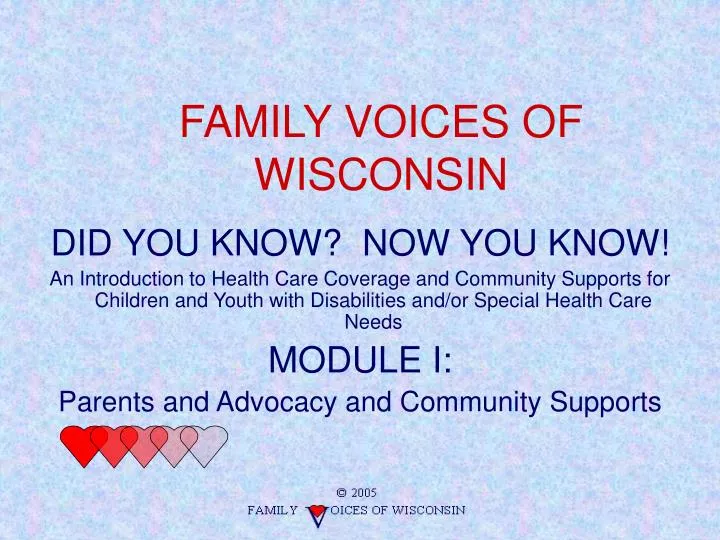 family voices of wisconsin