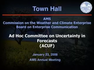 January 23, 2008 AMS Annual Meeting