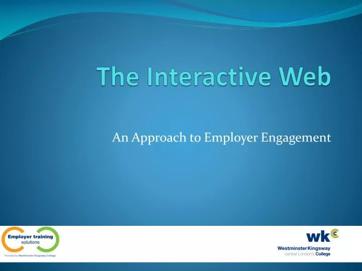 the interactive web