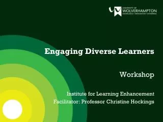 Engaging Diverse Learners