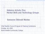 Webelos Activity Pins: Mental Skills and Technology Groups - slide 1