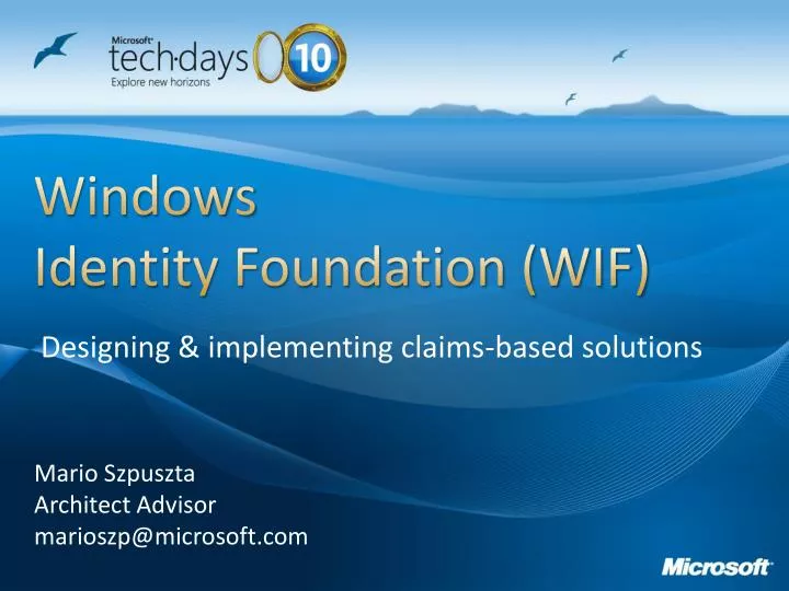 windows identity foundation wif