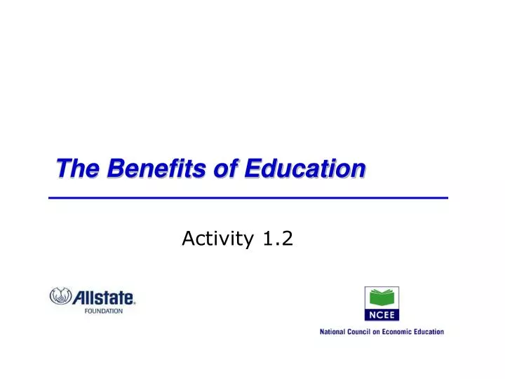 the benefits of education