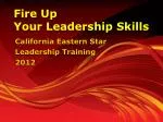 Fire Up Your Leadership Skills - slide 1