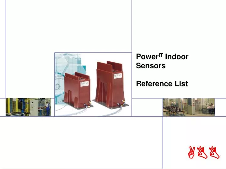 power it indoor sensors reference list