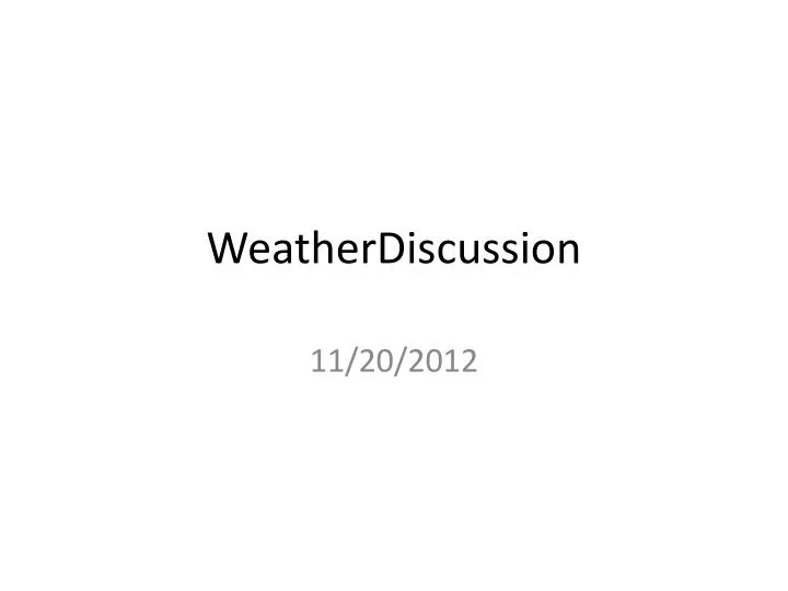 weatherdiscussion