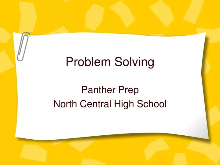 problem solving