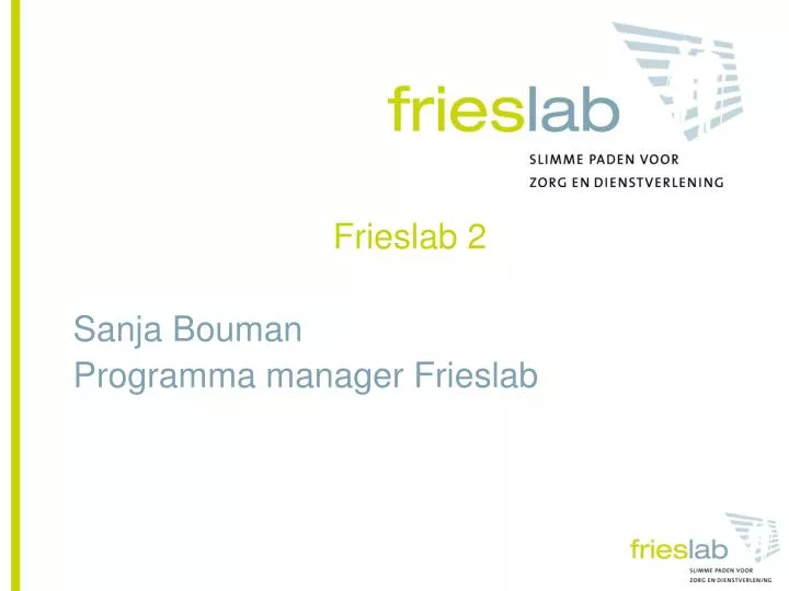 frieslab 2 sanja bouman programma manager frieslab