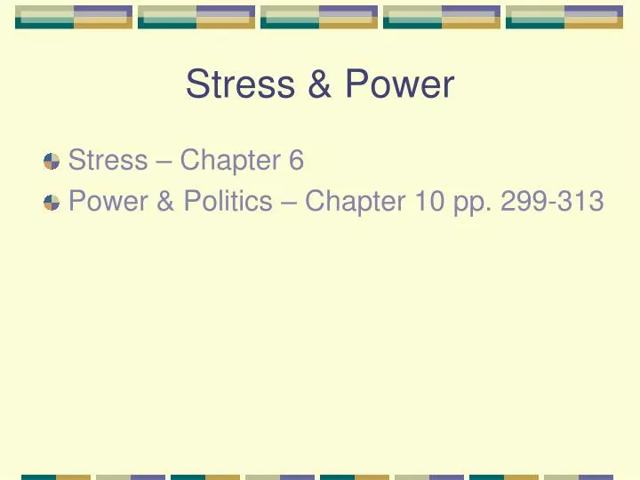 stress power