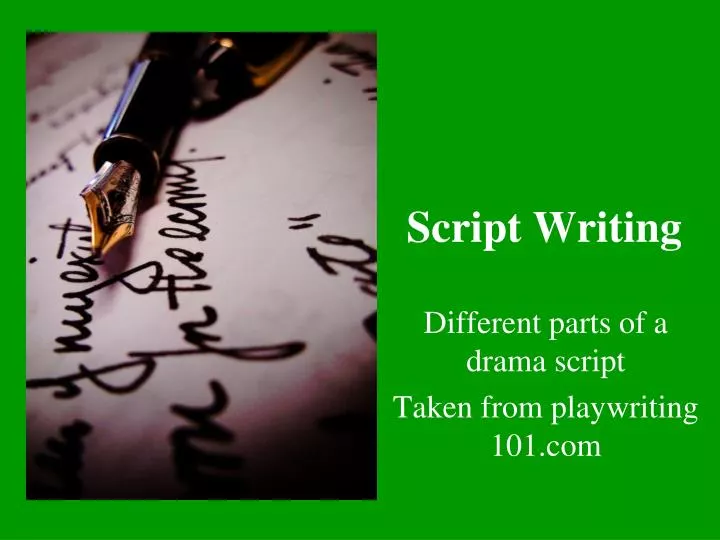 script writing