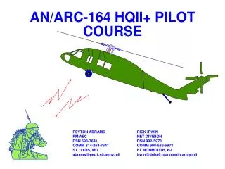 AN/ARC-164 HQII+ PILOT COURSE