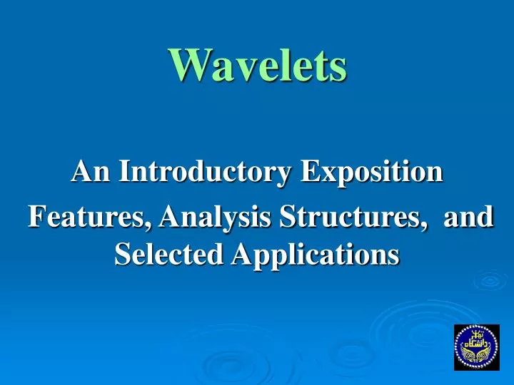an introductory exposition features analysis structures and selected applications