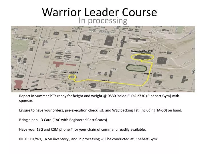 warrior leader course