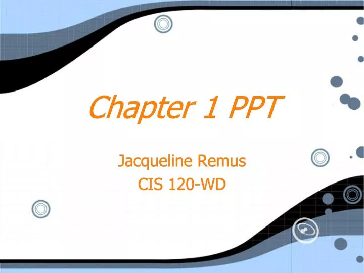 chapter 1 ppt