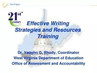 Effective Writing Strategies and Resources Training
