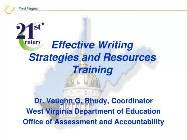 effective writing strategies and resources training