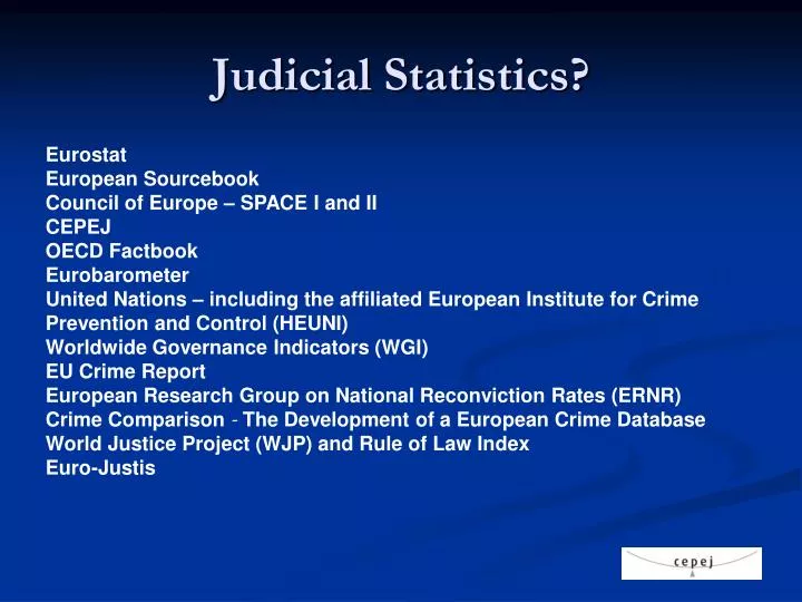 judicial statistics