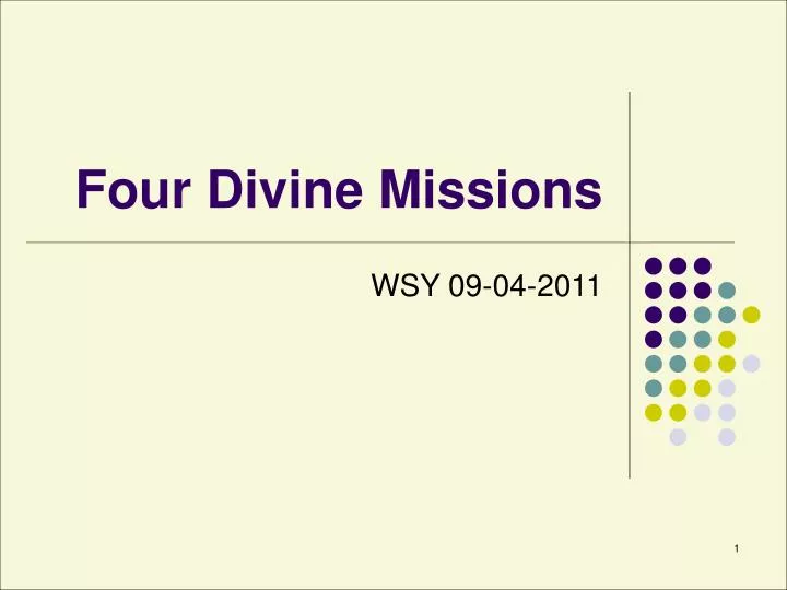 four divine missions