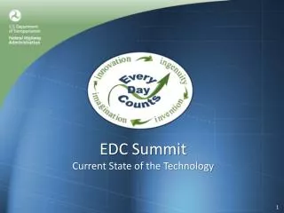 EDC Summit Current State of the Technology