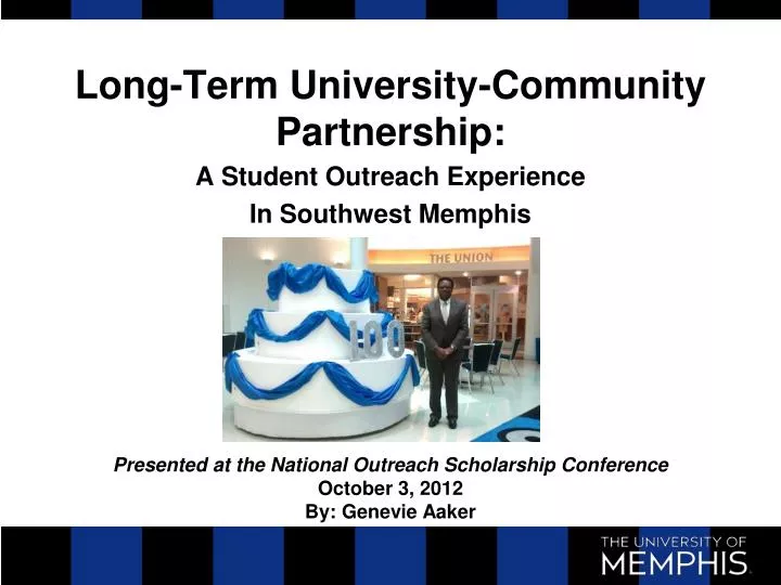 long term university community partnership