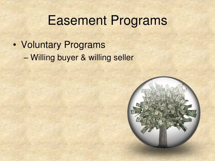 easement programs