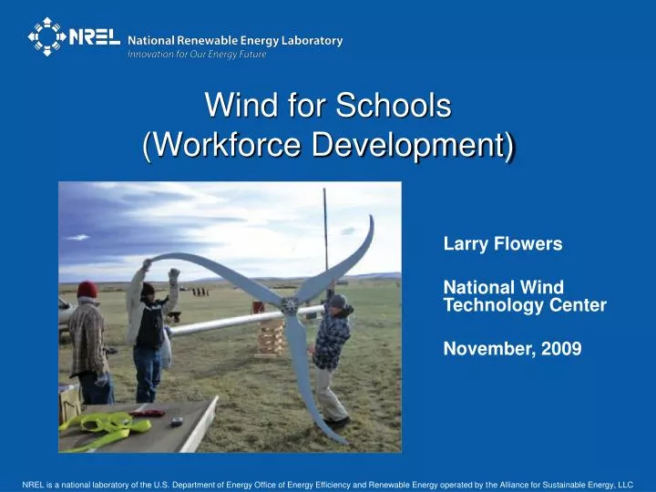 wind for schools workforce development