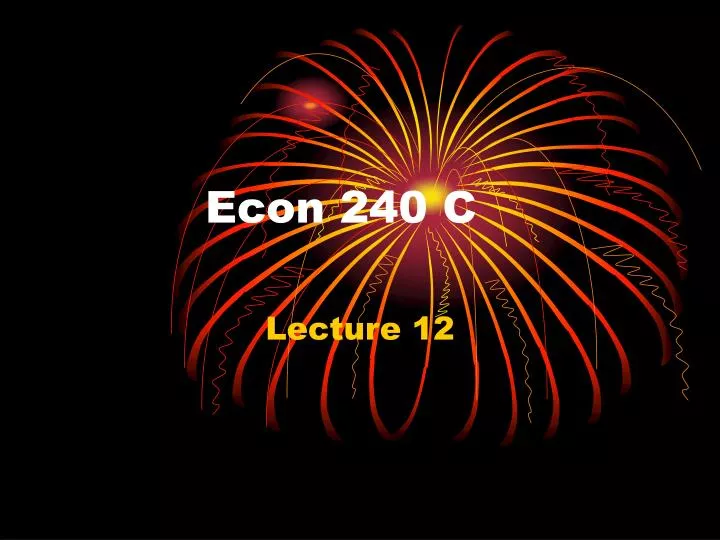 econ 240 c
