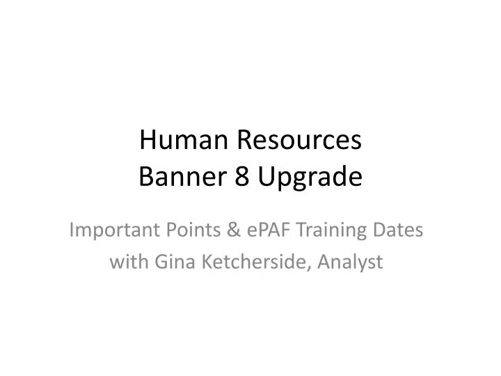 human resources banner 8 upgrade