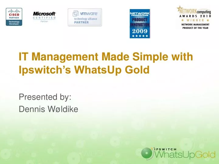 it management made simple with ipswitch s whatsup gold