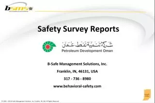 Safety Survey Reports