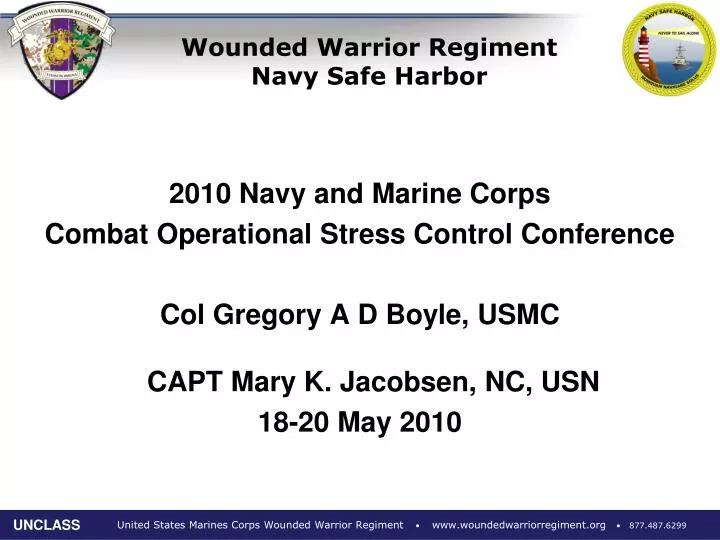 wounded warrior regiment navy safe harbor