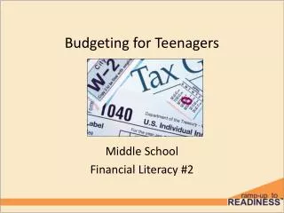 Budgeting for Teenagers