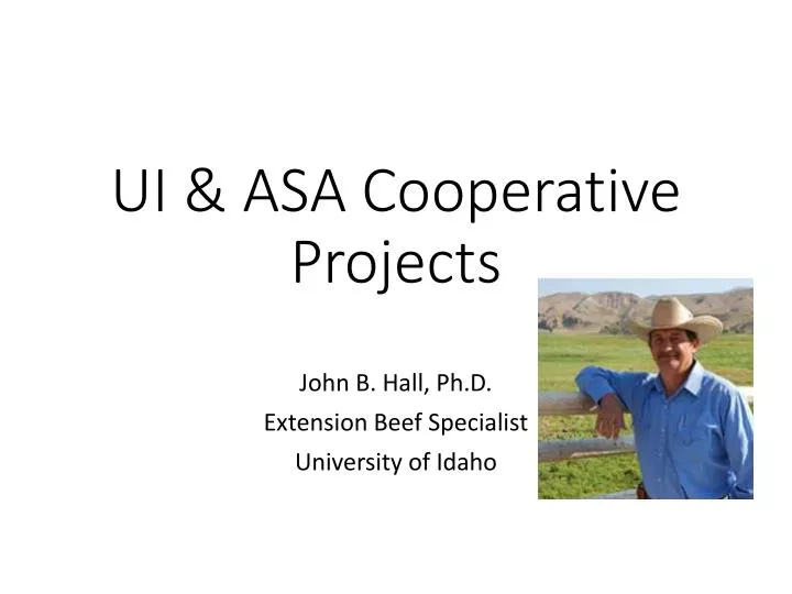 ui asa cooperative projects