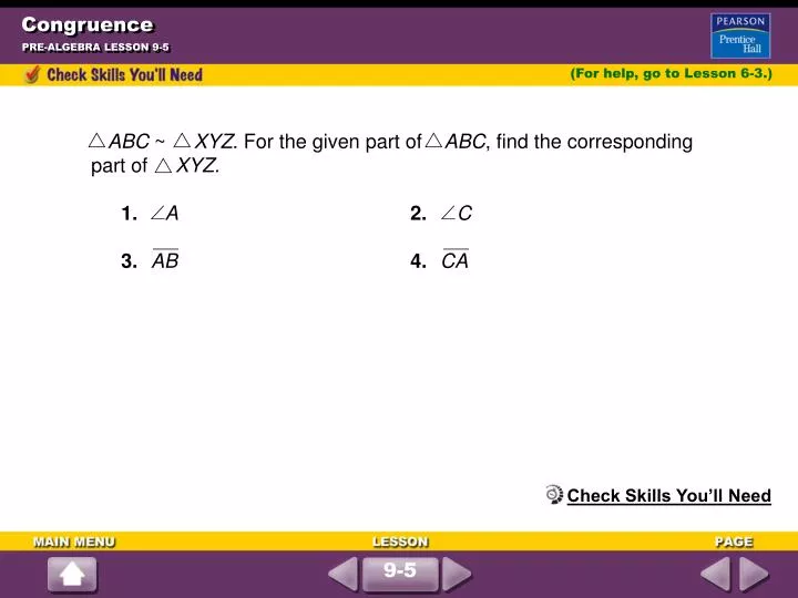 congruence