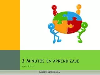 3 minutos en aprendizaje