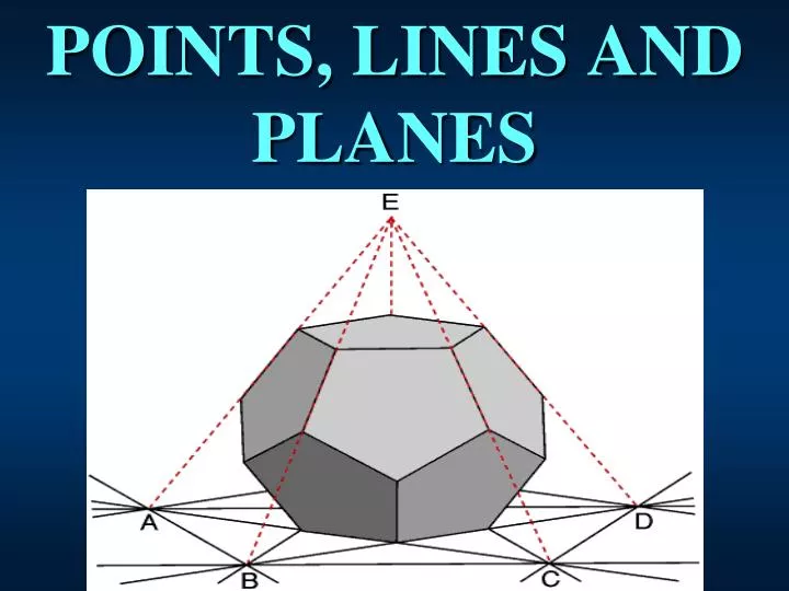 points lines and planes