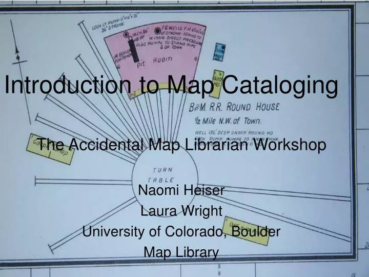 introduction to map cataloging