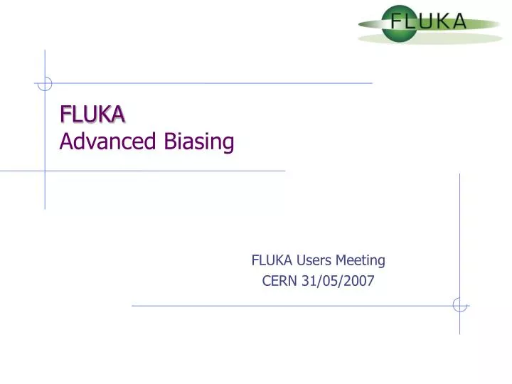 fluka advanced biasing