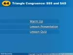 Understanding Triangle Congruence: SSS and SAS Postulates in Geometry - slide 1