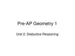 Pre-AP Geometry 1 - slide 1