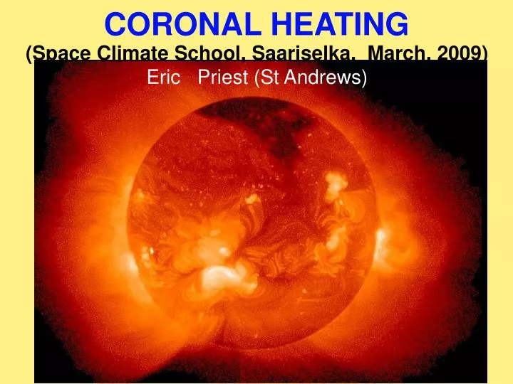 coronal heating